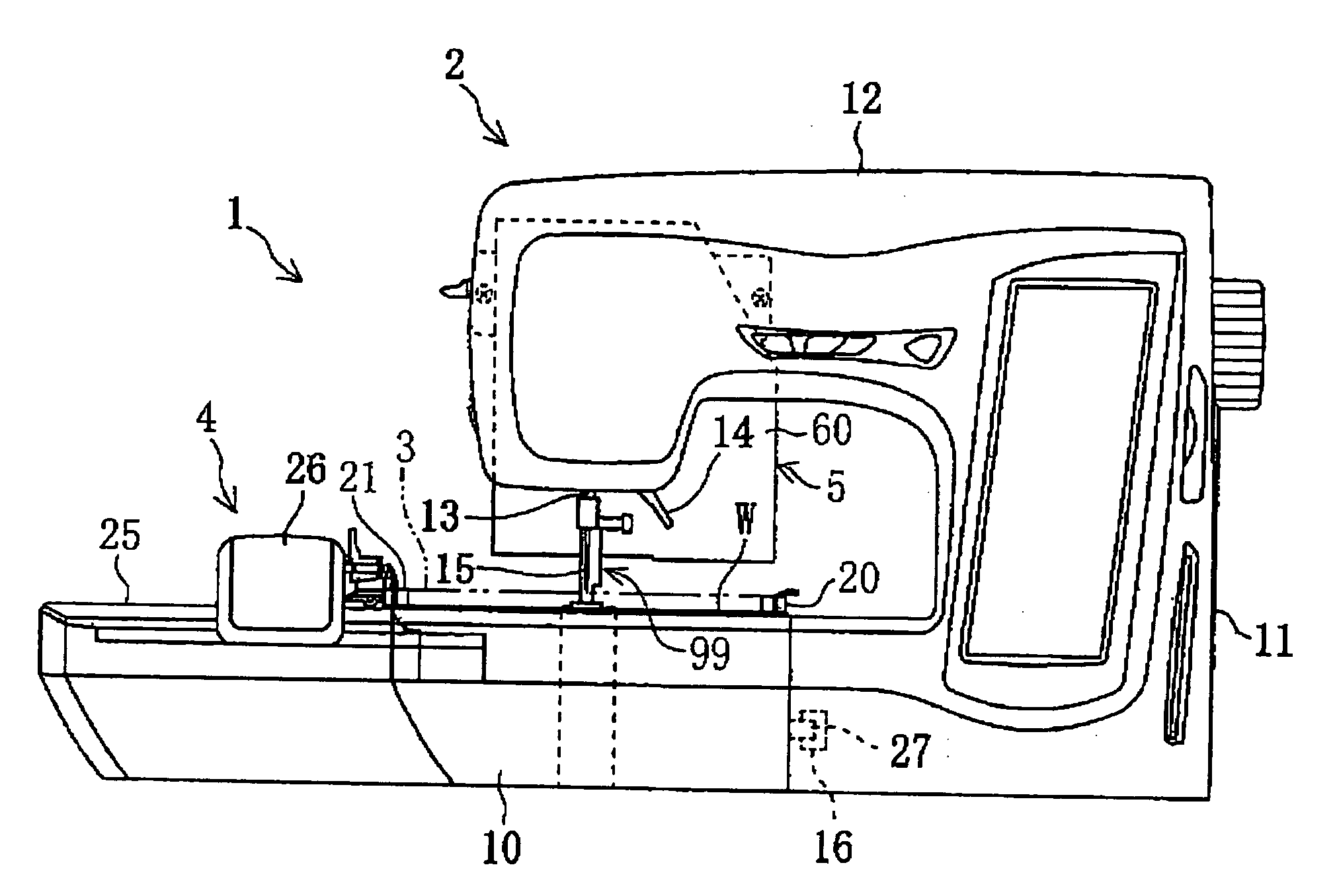 Embroidery Sewing Machine With Printing Function