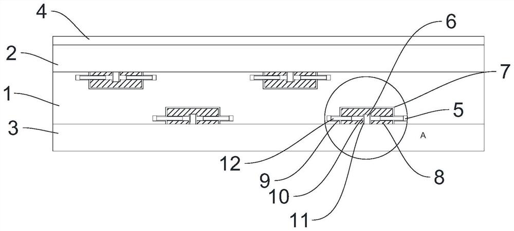 Composite environment-friendly material sound insulation board