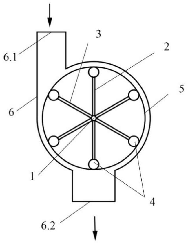 Rotary self-cleaning divider