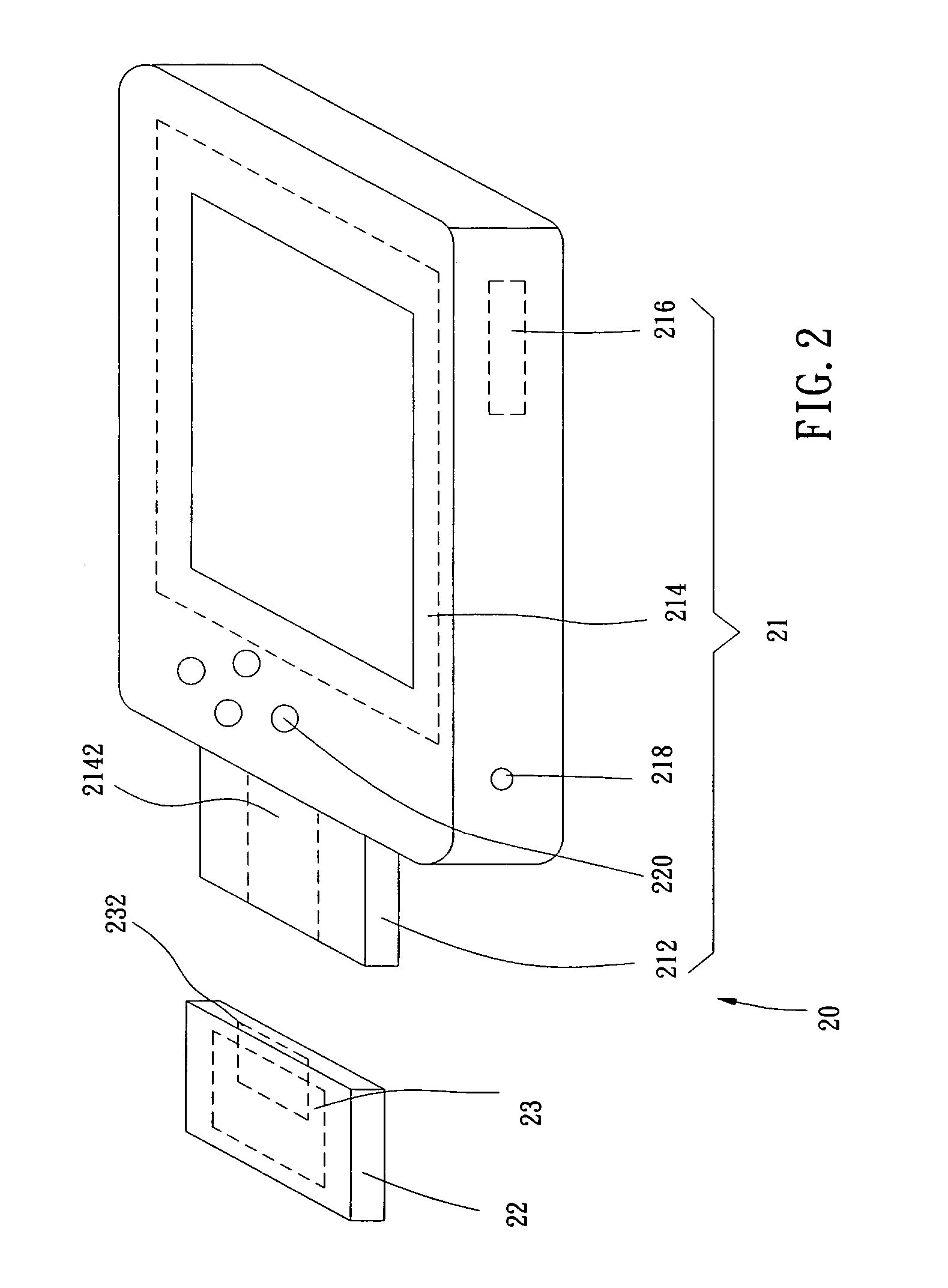 Information medium device with expansible function module