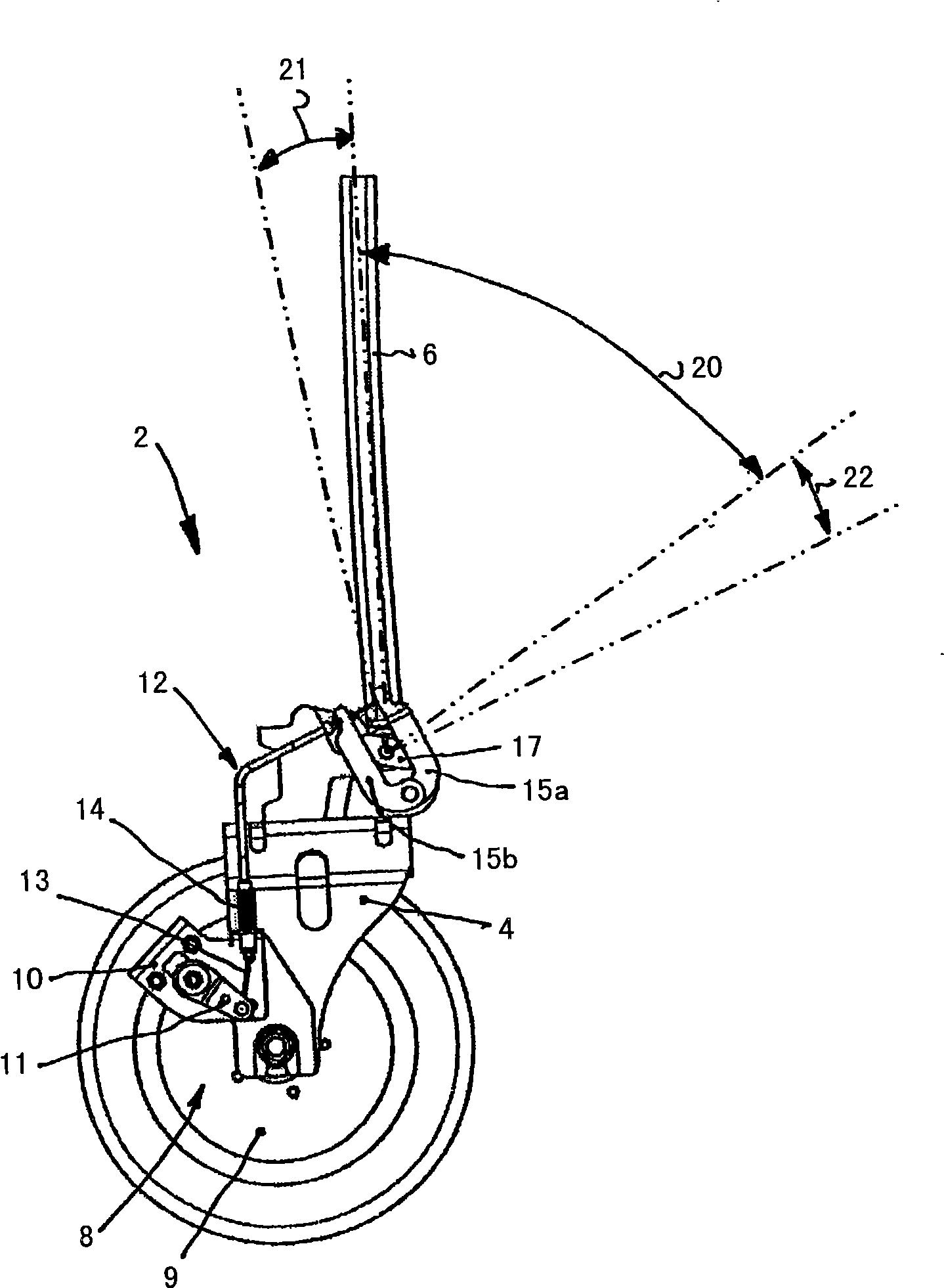 Ground conveying machinery operated by rudder stock