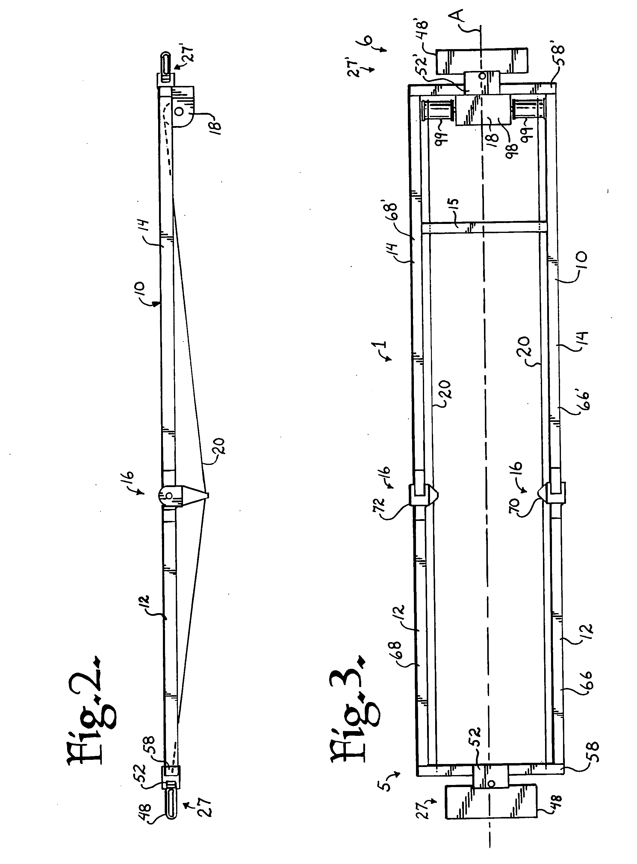 Patient positioning support structure with coordinated continuous nonsegmented articulation, rotation and lift, and locking fail-safe device