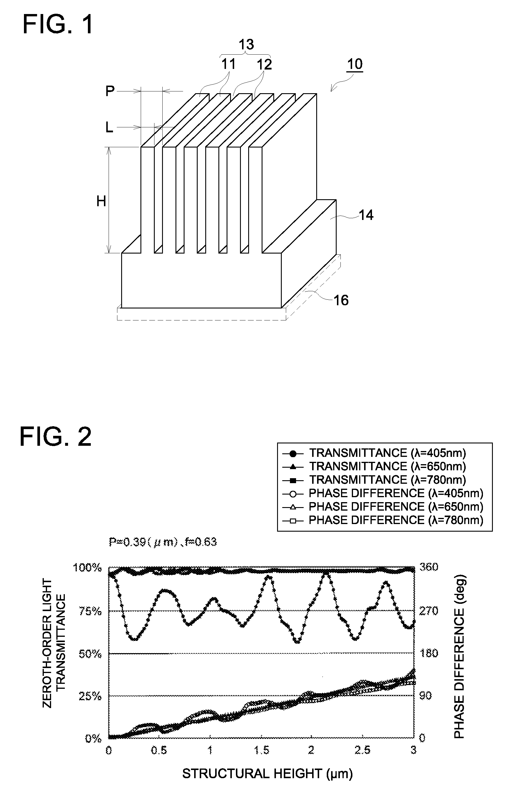 Quarter-wave plate, and optical pickup device