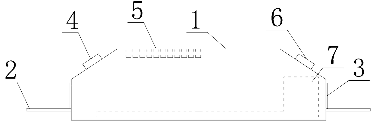 An energy-saving lamp drying box including a thermal cycle device