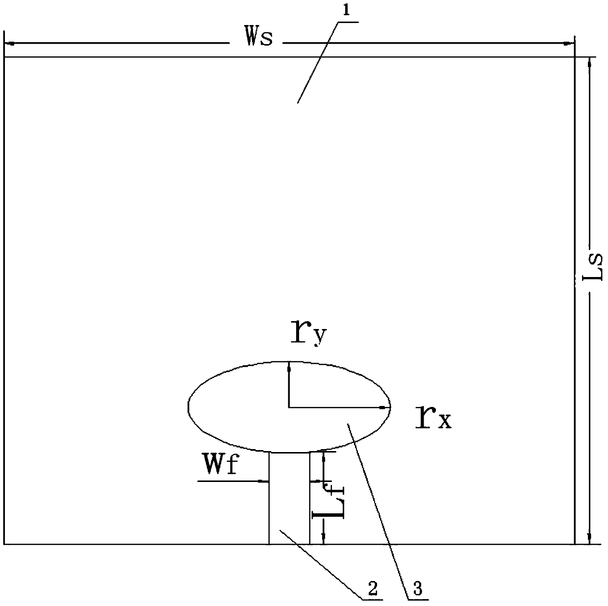 UWB antenna compatible with wlan system