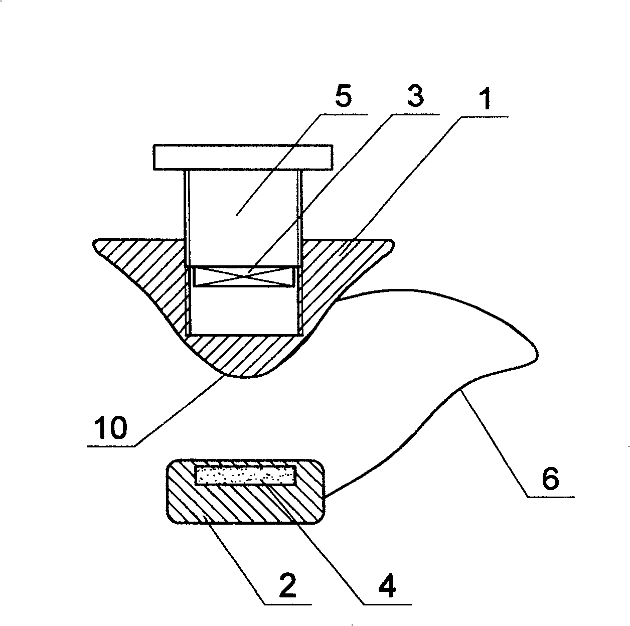 Dimple forming device