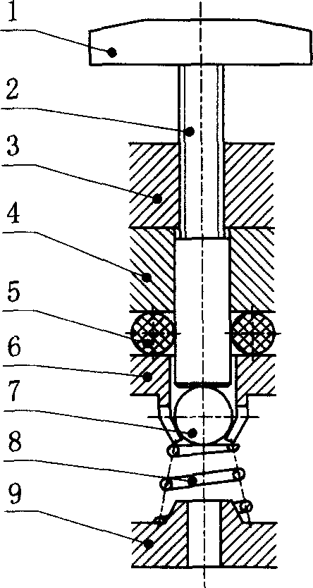 Ball jack-in method sealing