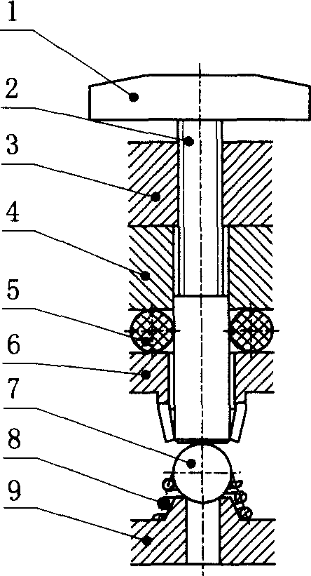 Ball jack-in method sealing