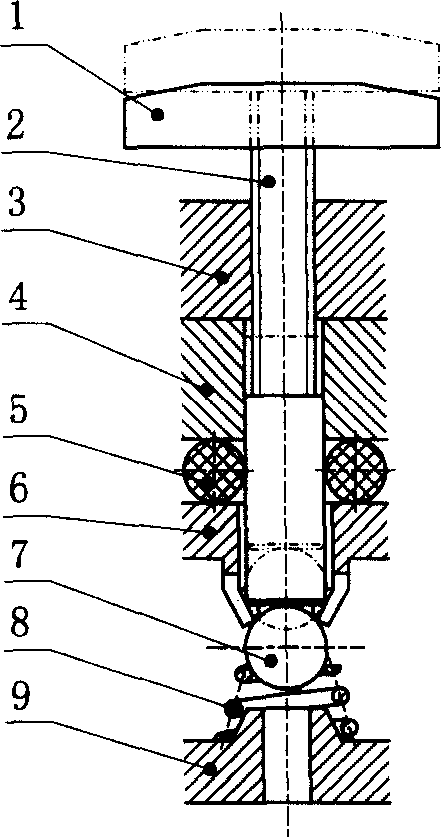 Ball jack-in method sealing