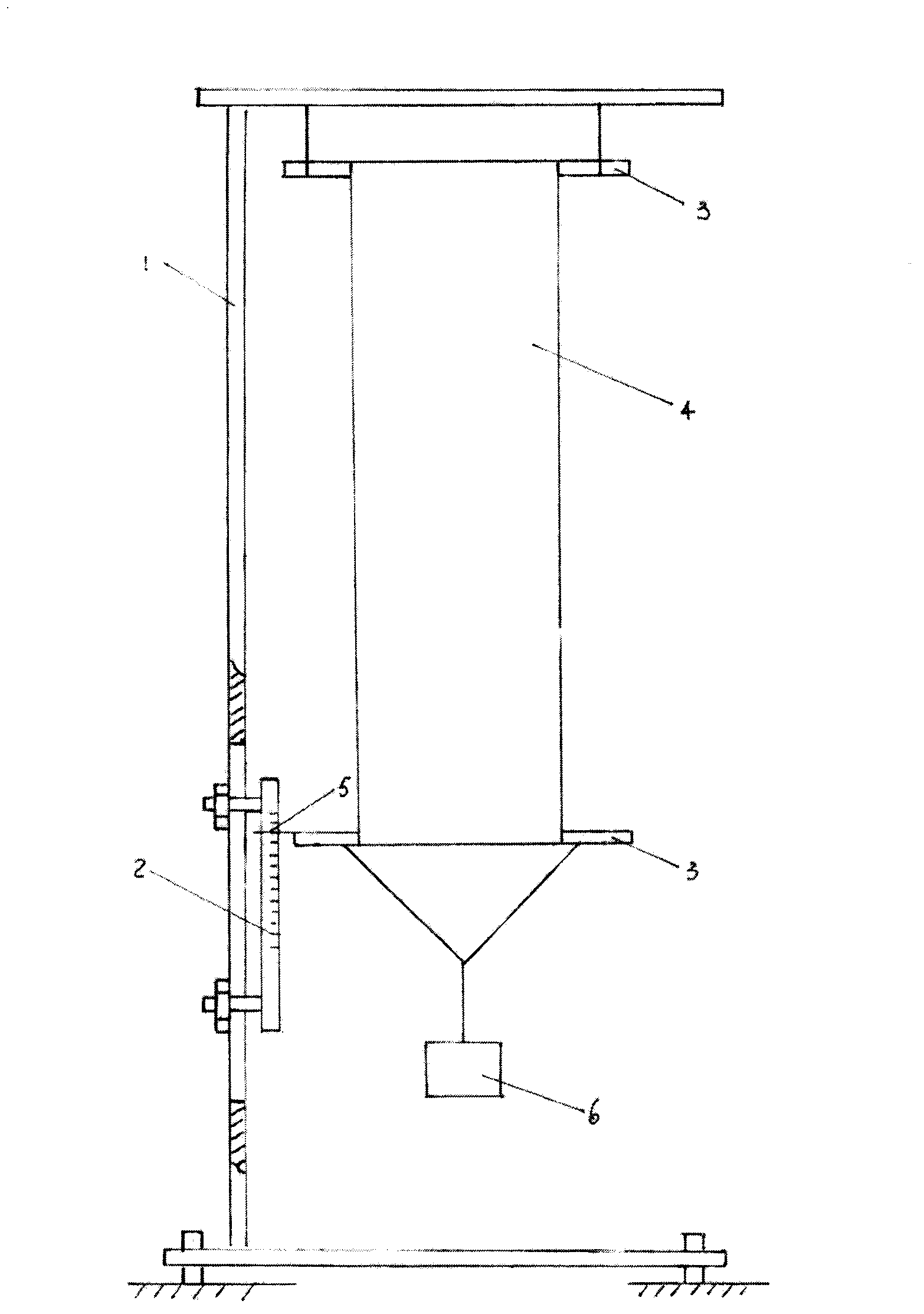 Fabric creep and relaxation measurement method and device
