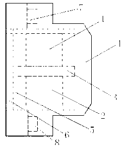 Insulation method and device for IGCT (integrated gate commutated thyristor) transformer