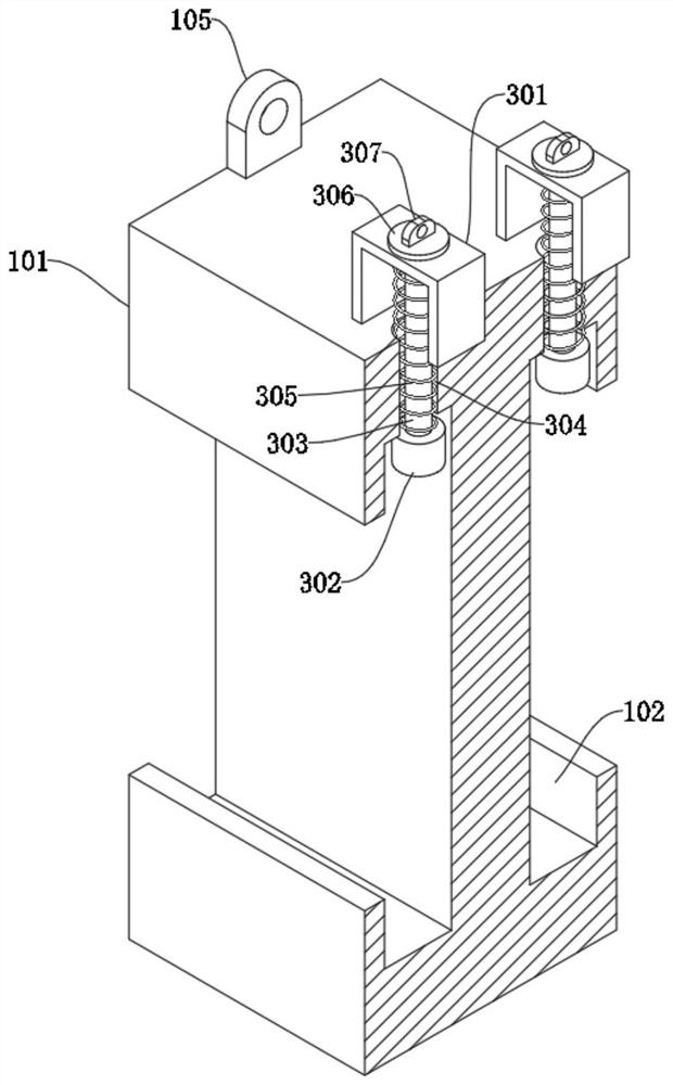 Wiring construction auxiliary device for intelligent multifunctional lamp post system