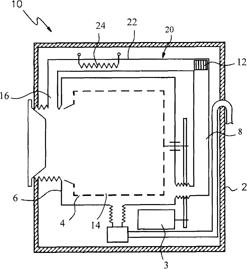 Air heating tunnel and fabric drying apparatus incorporating the same