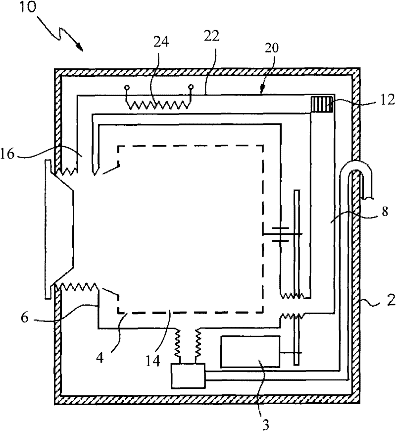 Air heating tunnel and fabric drying apparatus incorporating the same