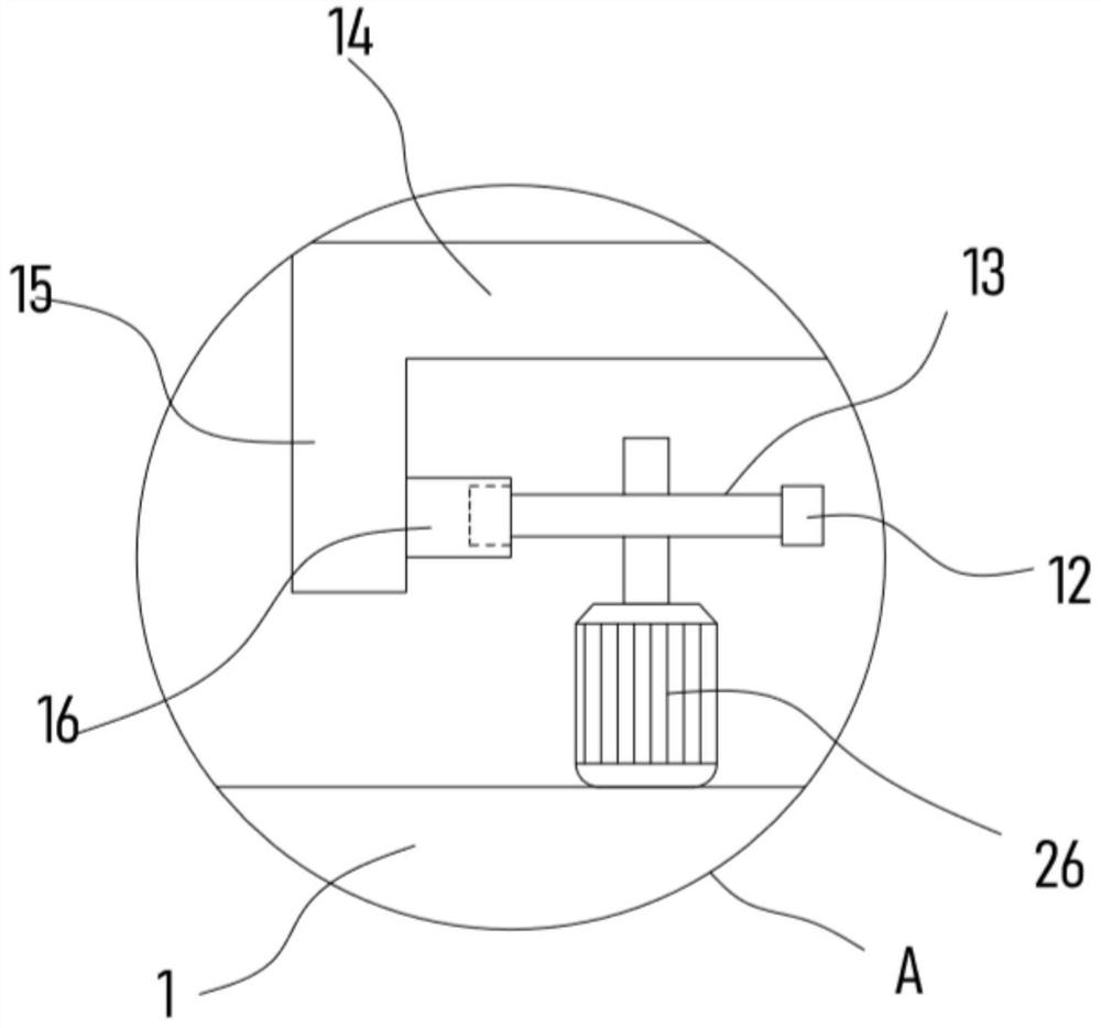 A kind of rolling cutting type thinning device for chemical raw material processing