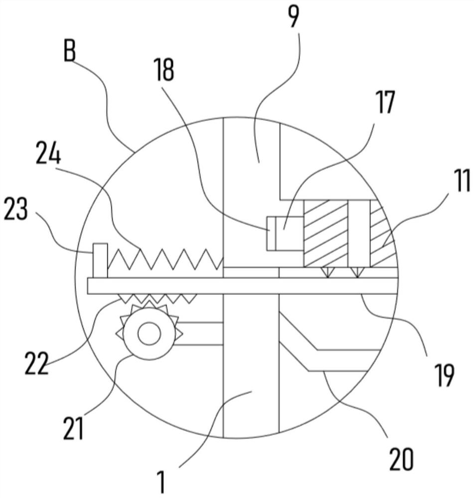 A kind of rolling cutting type thinning device for chemical raw material processing