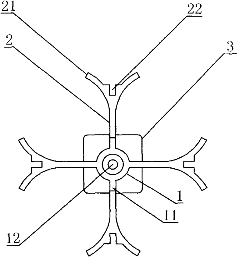 Battery bracket component and multi-section combined public bracket of cylindrical battery cells