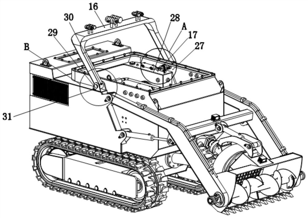 Lamp holder driving structure of desilting robot