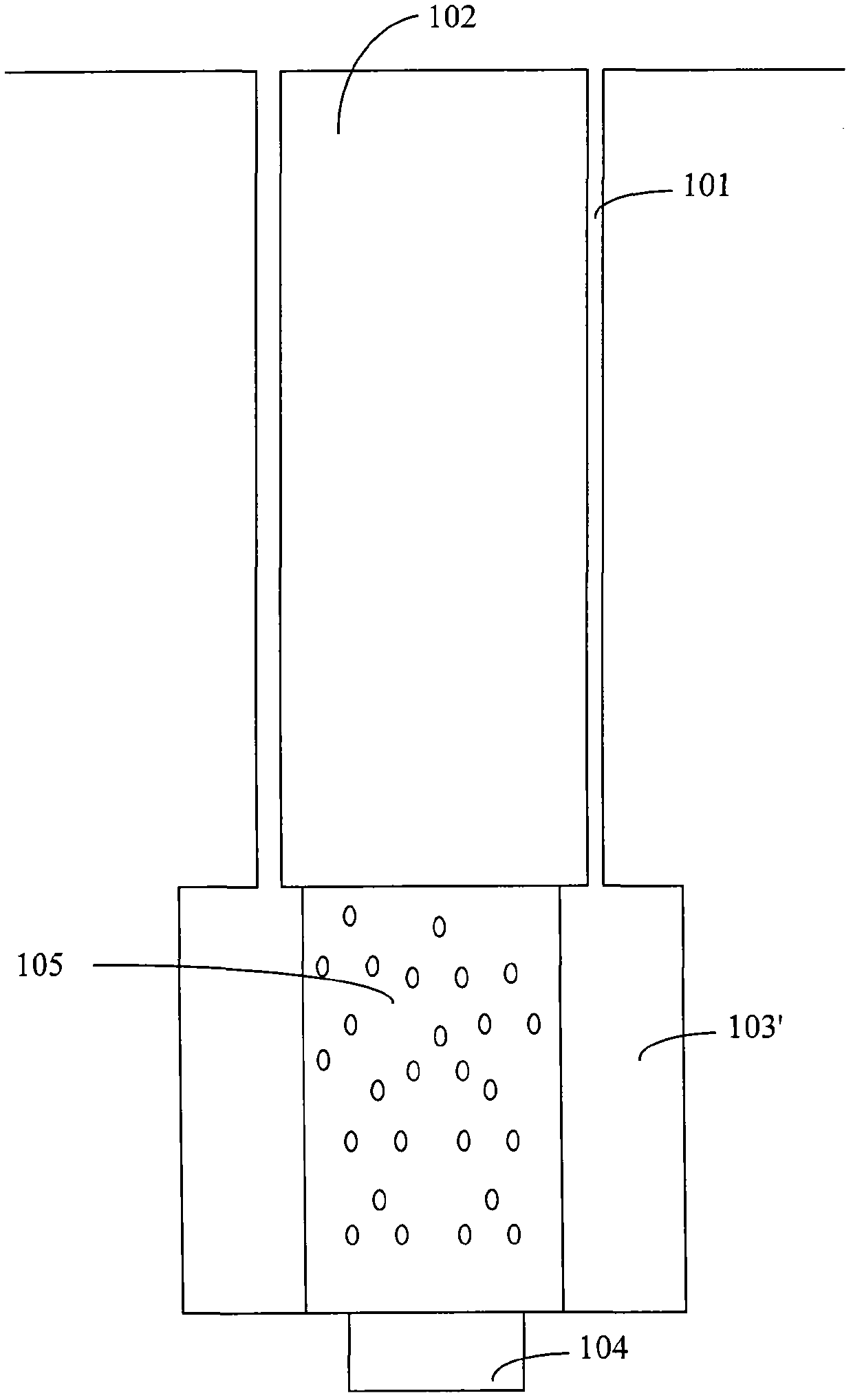 Gas extraction bored well and forming method