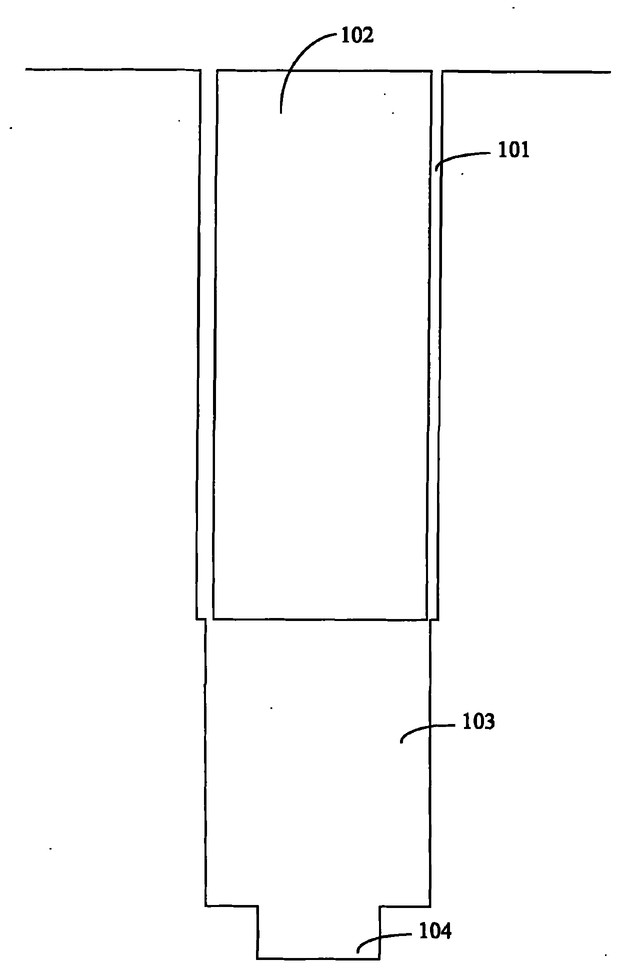 Gas extraction bored well and forming method