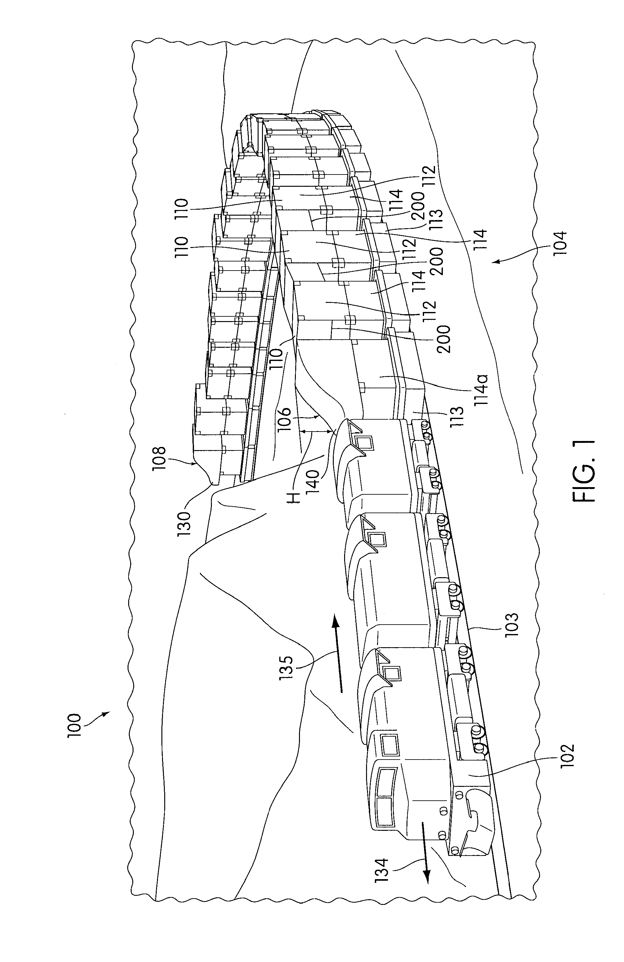 Aerodynamic pseudocontainers for reducing drag associated with stacked intermodal containers