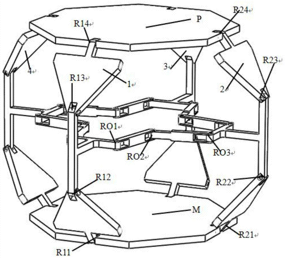 A Symmetrical Coupling Mechanism with One Degree of Freedom of Movement