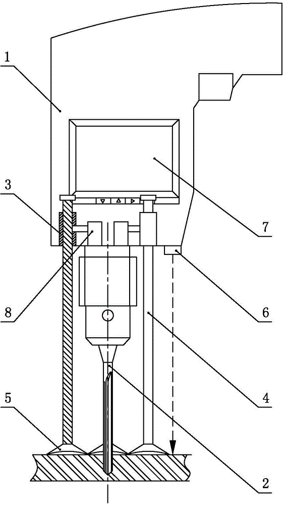 High-precision electric drill capable of conducting positioning