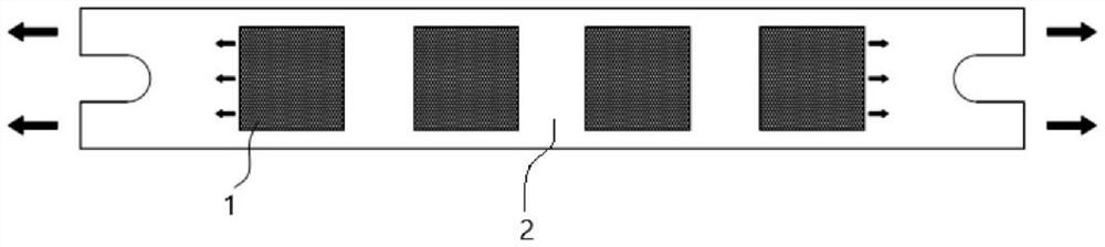 Mask strip structure for special-shaped screen and manufacturing process thereof