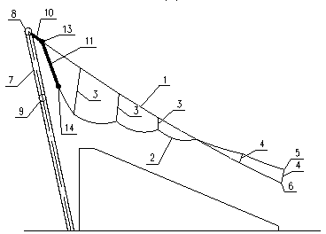 Non-bracket cable truss construction method for lifting entire body by obliquely drawing fixed jack