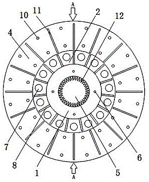 Press machine brake friction disk