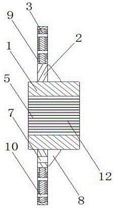 Press machine brake friction disk