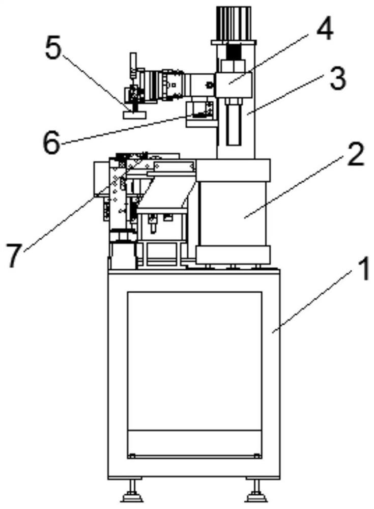 Computer case heat dissipation hole punching device