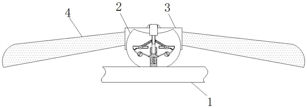 A clothes hanger which is installed behind the back cushion of a car and is convenient to be folded and used