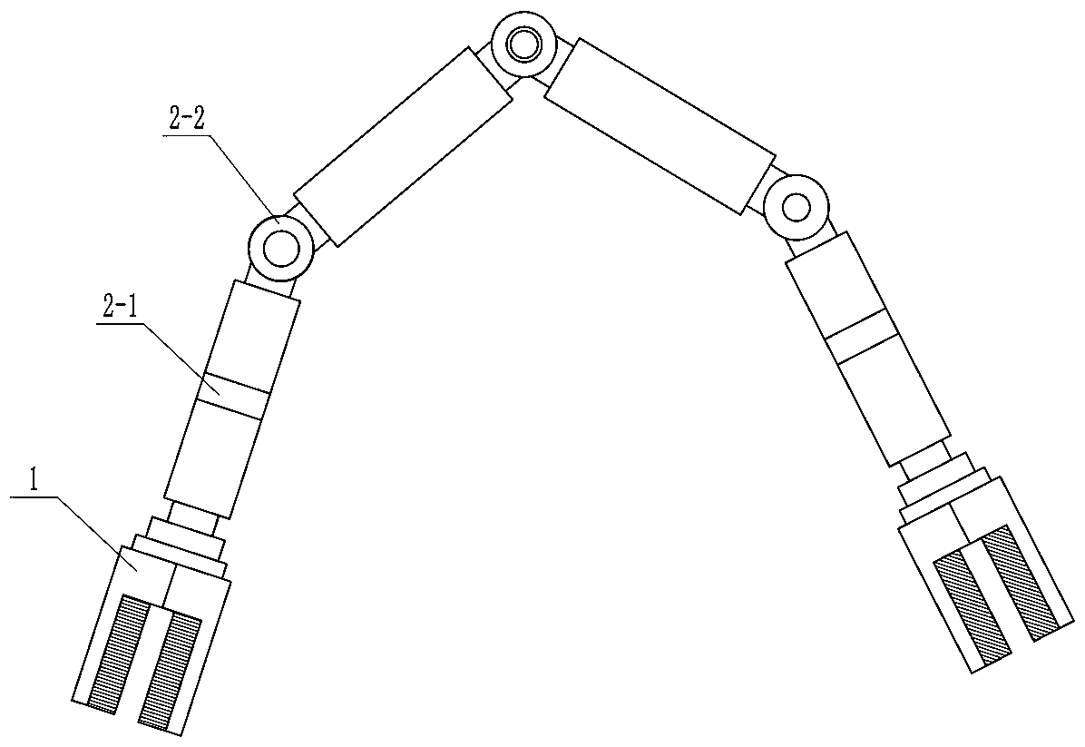 Inchworm-imitating climbing robot suitable for truss structure