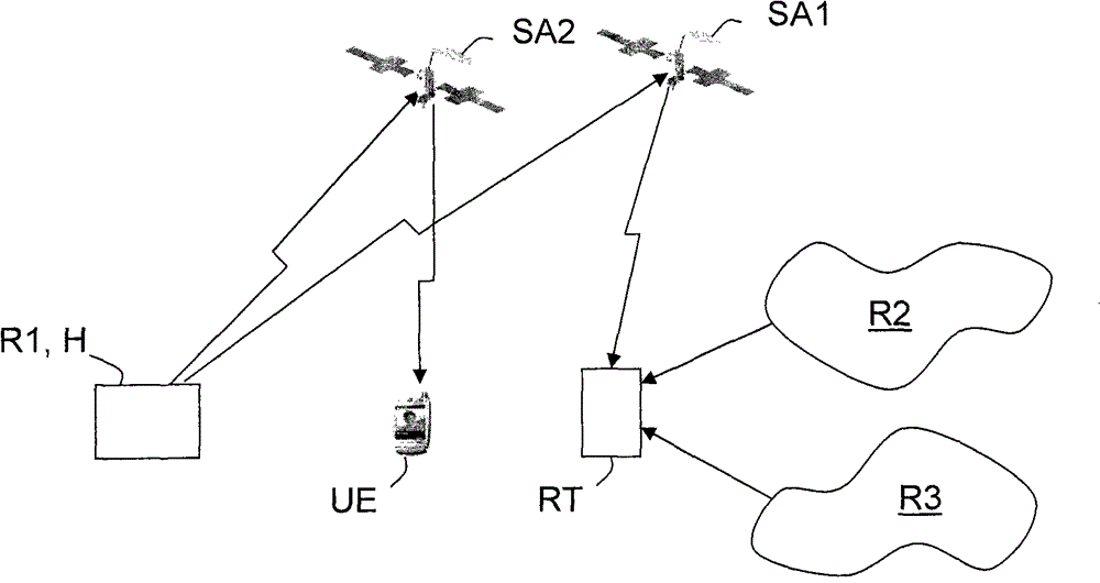 Multi-input terrestrial repeater for a contents broadcasting system