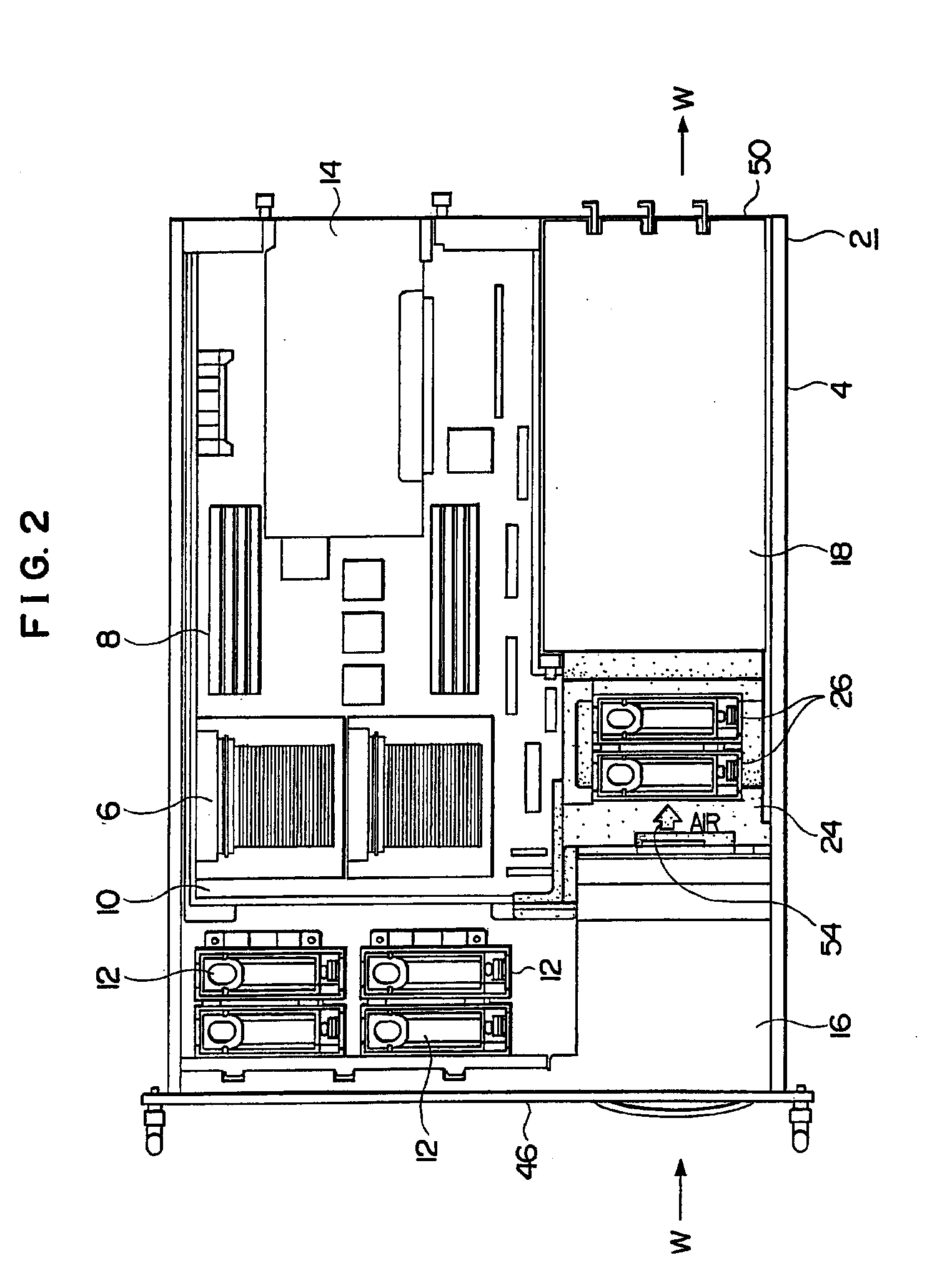 Air duct and electronic equipment using the air duct