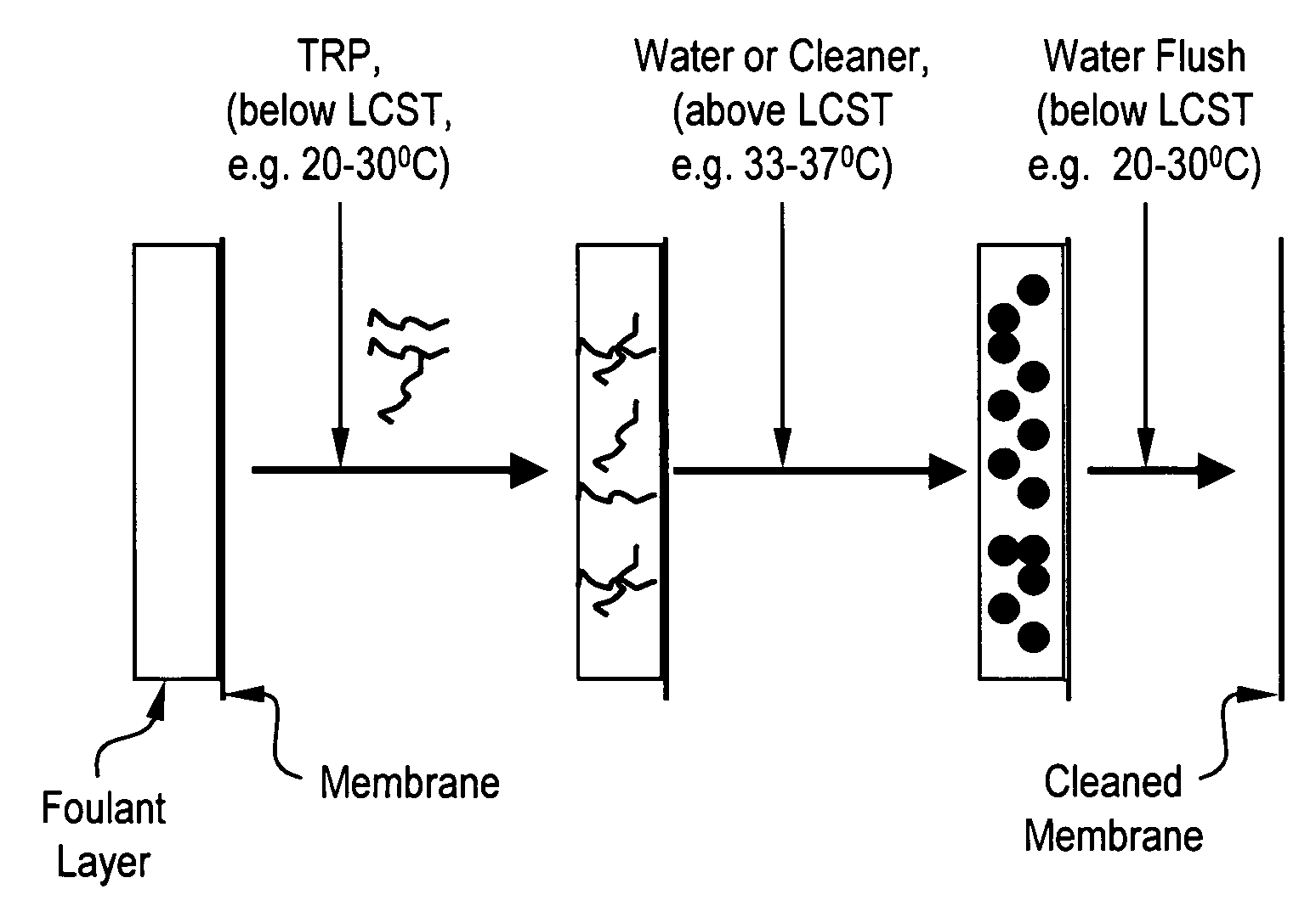 Method of cleaning fouled or scaled membranes