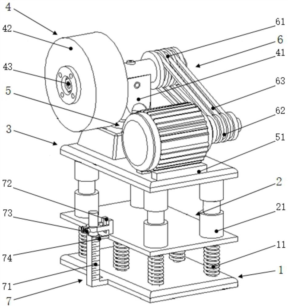 A device and process for flexible grinding of cast slab