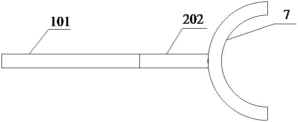 Special fixing tool for power transformation equipment sulfur hexafluoride gas detection