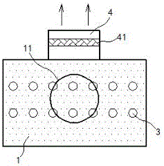 Water film pipe deduster