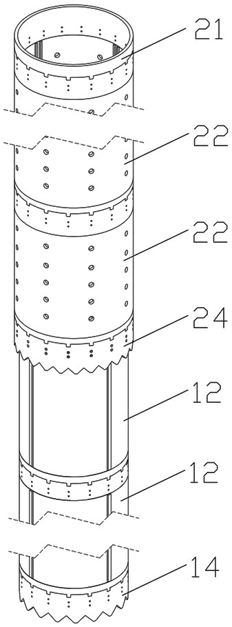 Steel sleeve wall protecting device and construction method of cast-in-place pile in sandy gravel rock area