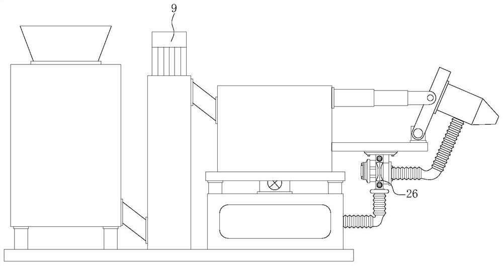 Outdoor large-range feeding device for poultry breeding