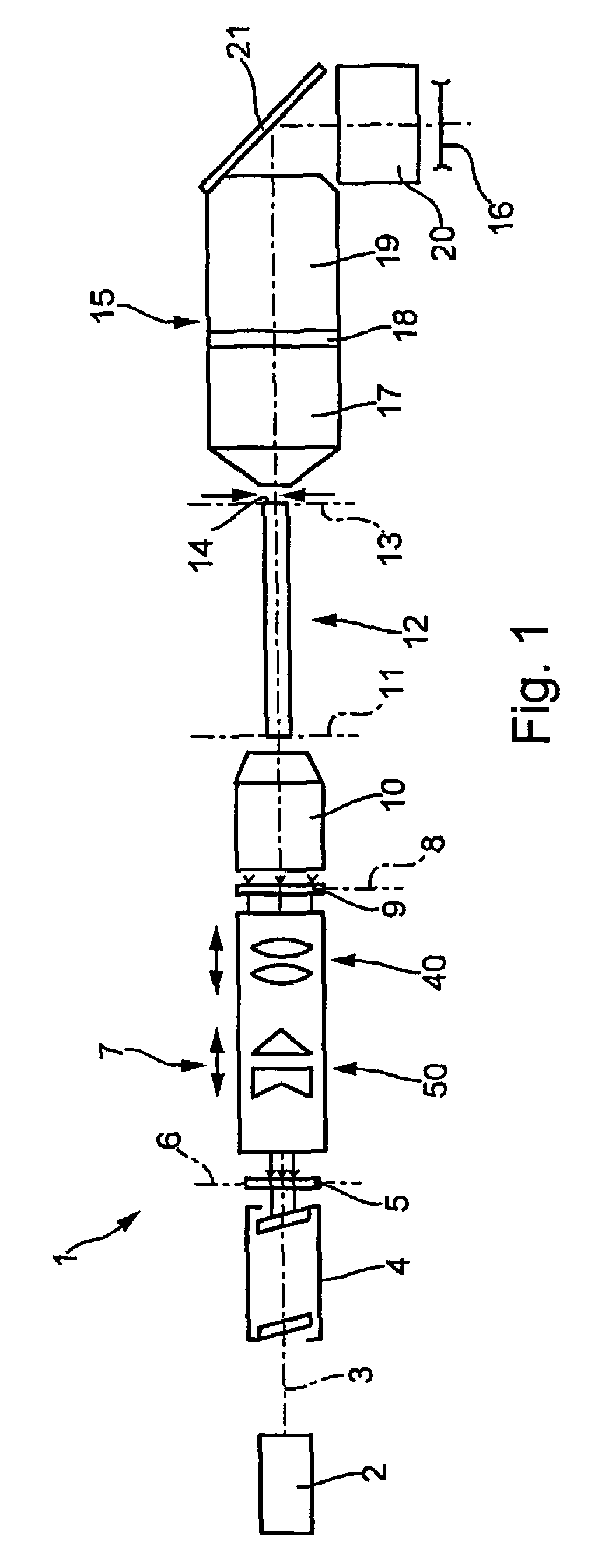 Optical beam transformation system and illumination system comprising an optical beam transformation system