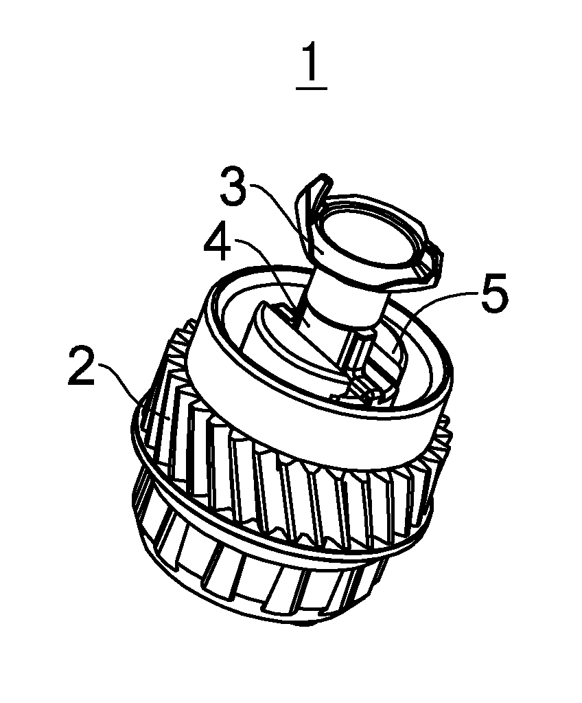 Driving component, photosensitive drum and process cartridge having the driving component