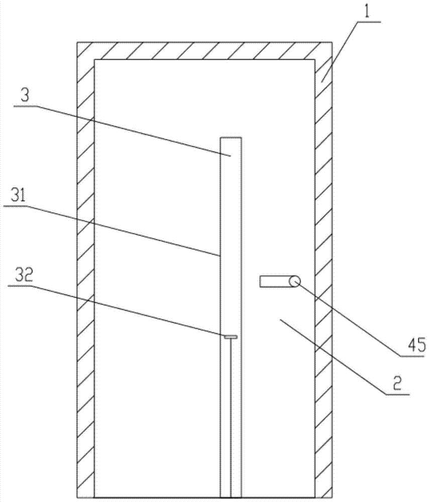 A height-measuring door that is convenient for children to enter and exit