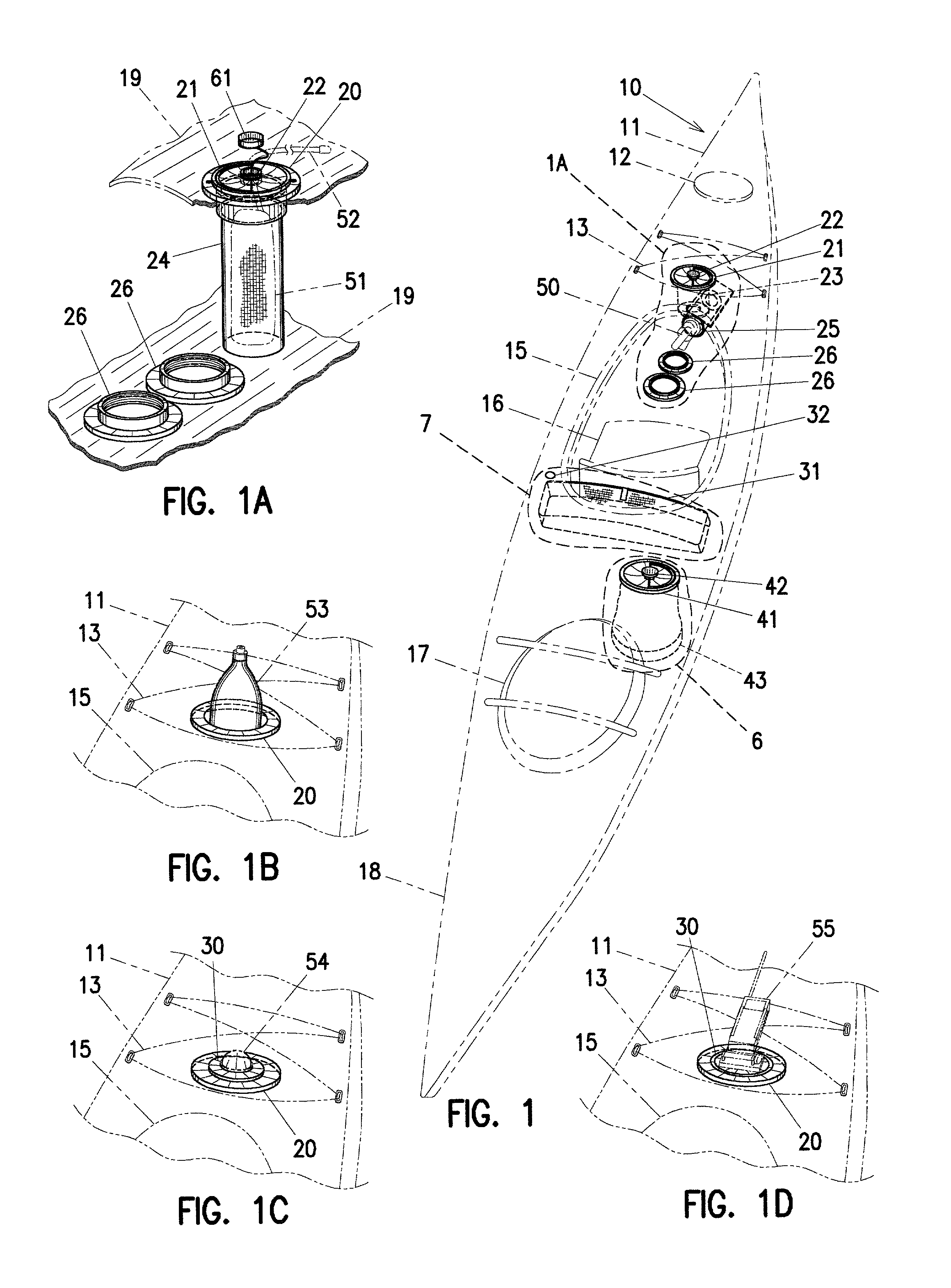 Integrated safety accessory arrangement and components for users of personal watercraft