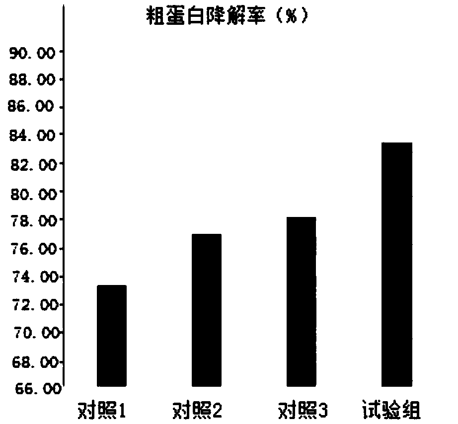 Fermented fodder for promotion of rumen fermentation and improvement of immunity of beef cattle and preparation method of fermented fodder