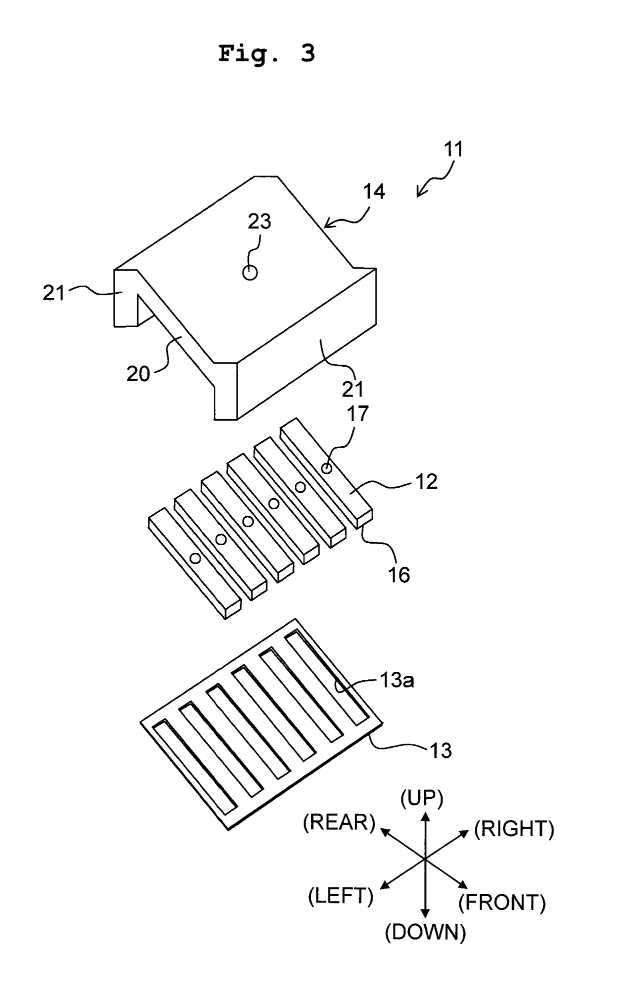 Head unit having nozzle chips arranged side by side and liquid jetting apparatus including the same