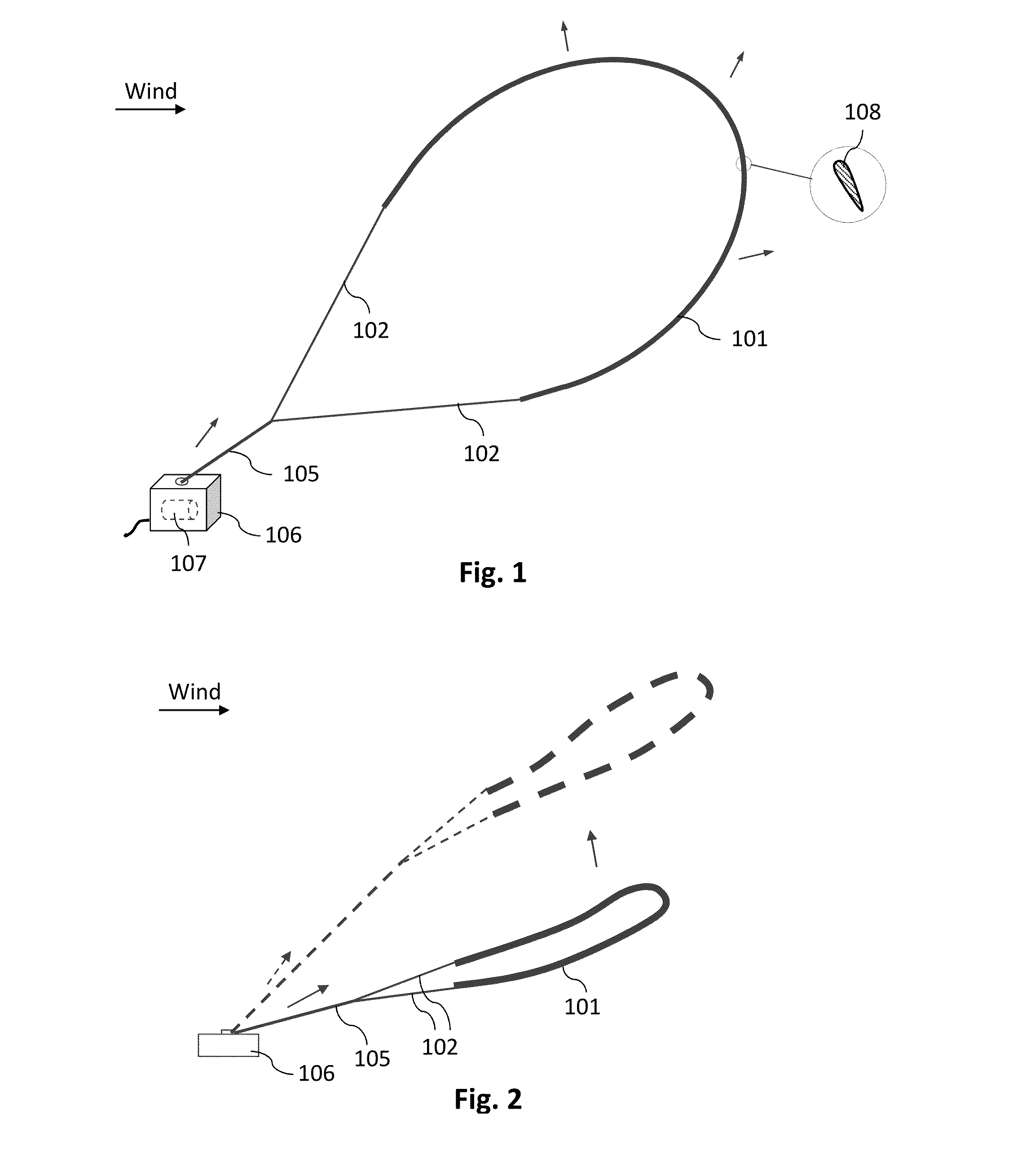 Airborne wind energy conversion system with ground generator and unorthodox power capture or transfer