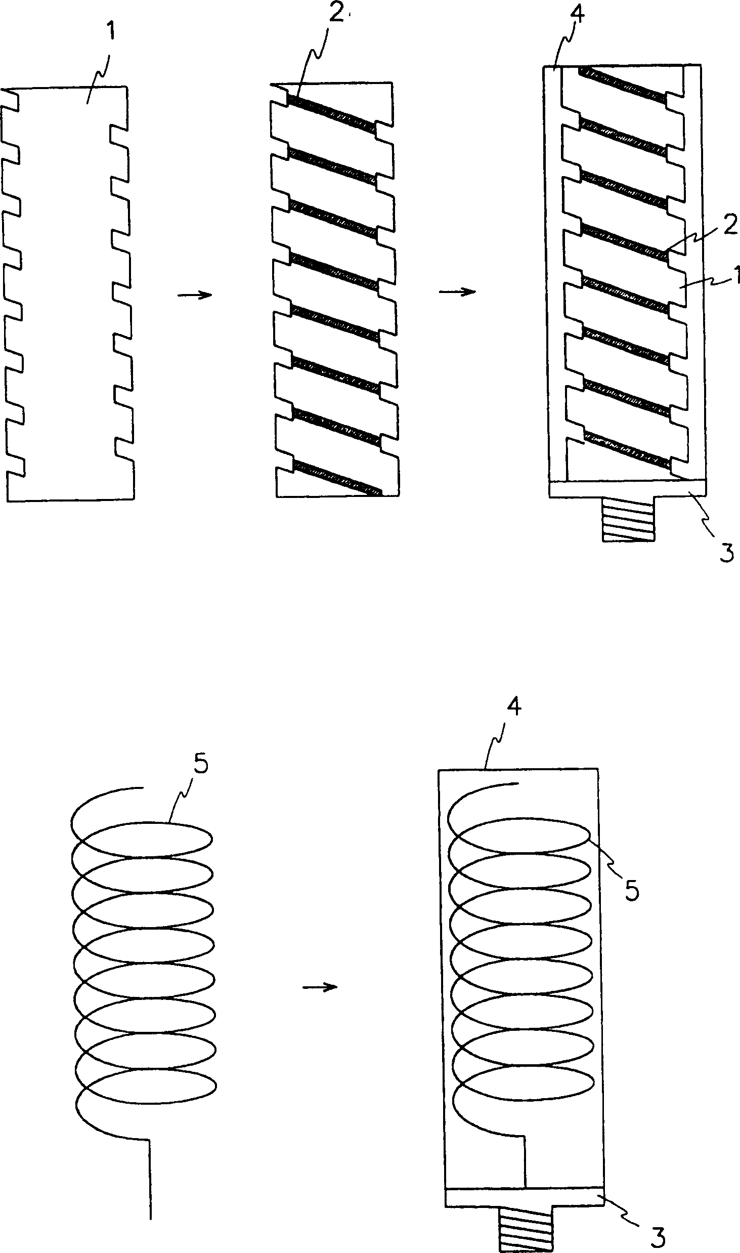 Helical antenna manufacturing apparatus and method thereof